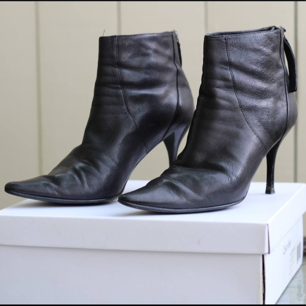 Calvin Klein Black Leather ‘Kathy Nappa’ 7